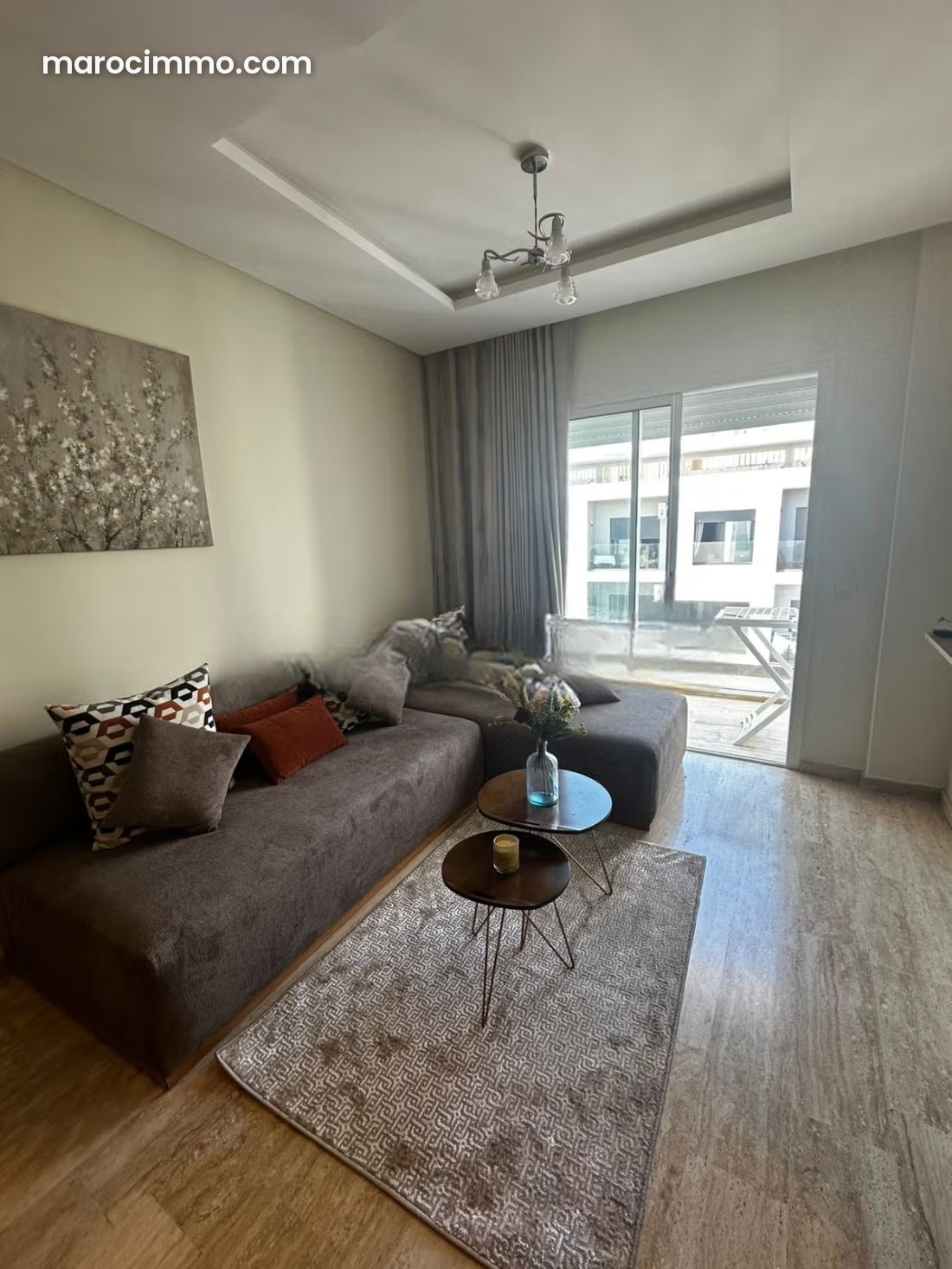 Furnished studio with terrace and parking, Maarif, Casablanca — Casablanca