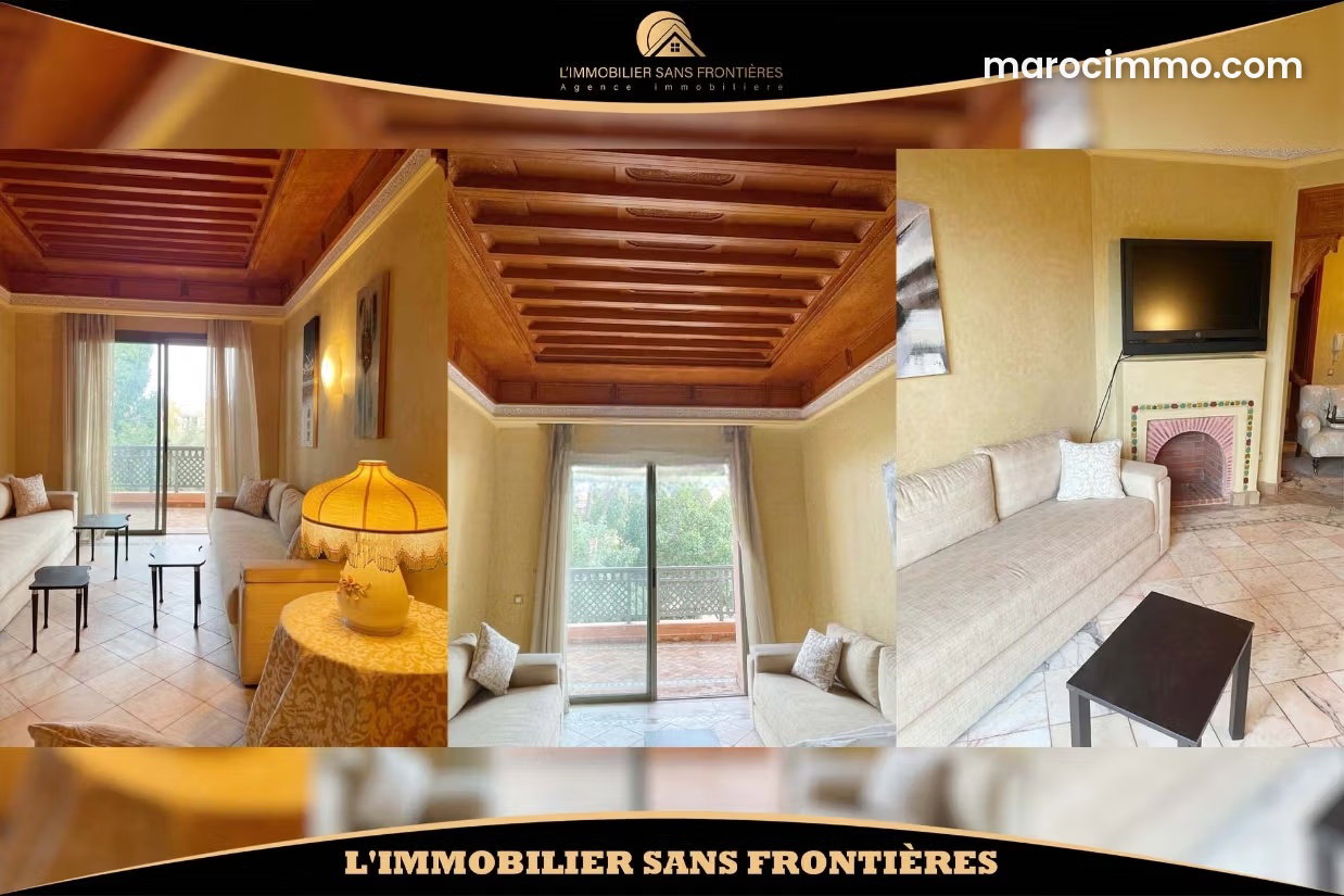 113 sqm Apartment with Pool and Mountain Views, Palmeraie, Marrakech — Marrakesh