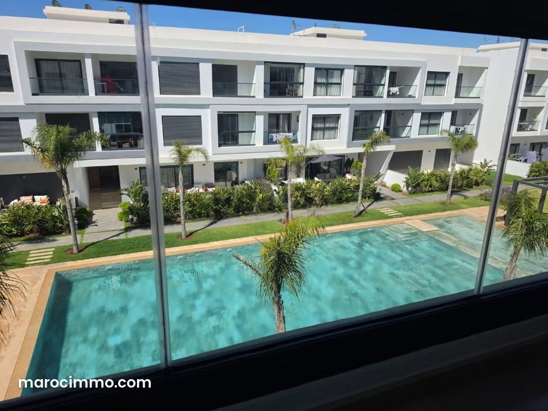 163 sqm Apartment for Sale, Souissi, Rabat, Furnished with Swimming Pool — Rabat