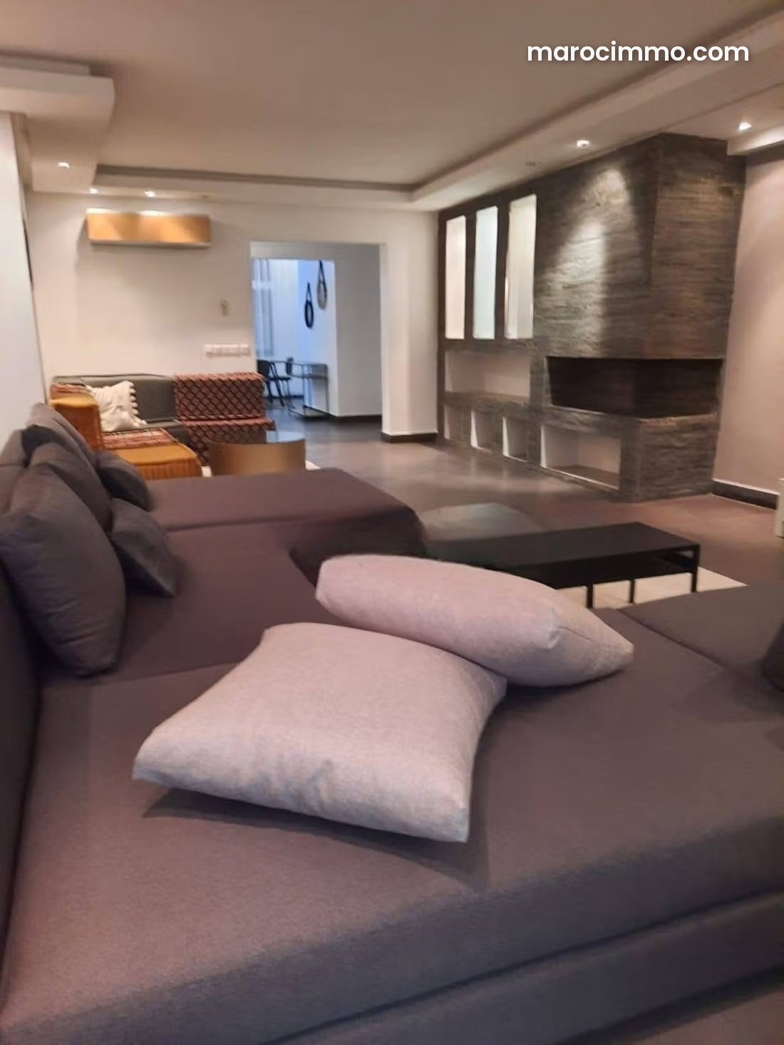 Furnished 160 sqm apartment with terrace in Racine, Casablanca — Casablanca