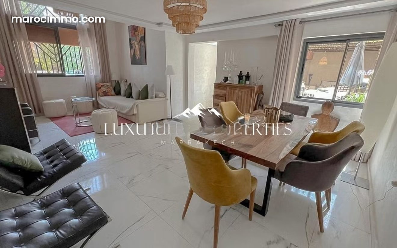 Duplex meublé avec terrasse à vendre à Guéliz Marrakech — Marrakech
