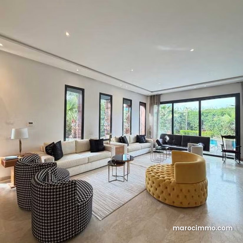 Villa 4 chambres avec jardin, Palmeraie, Marrakech — Marrakech