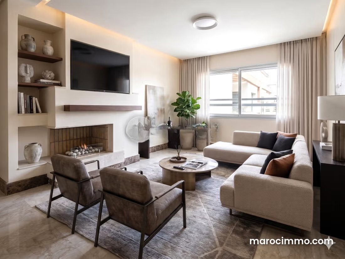 164 sqm Apartment with Terrace and Swimming Pool, Hassania 2, Mohammedia — Mohammedia