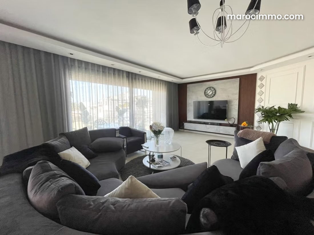 Furnished 230 m² Apartment with Terrace, Gauthier, Casablanca — Casablanca