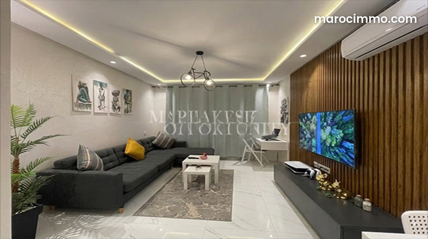 Appartement meublé à louer à Guéliz Marrakech 57 m² — Marrakech
