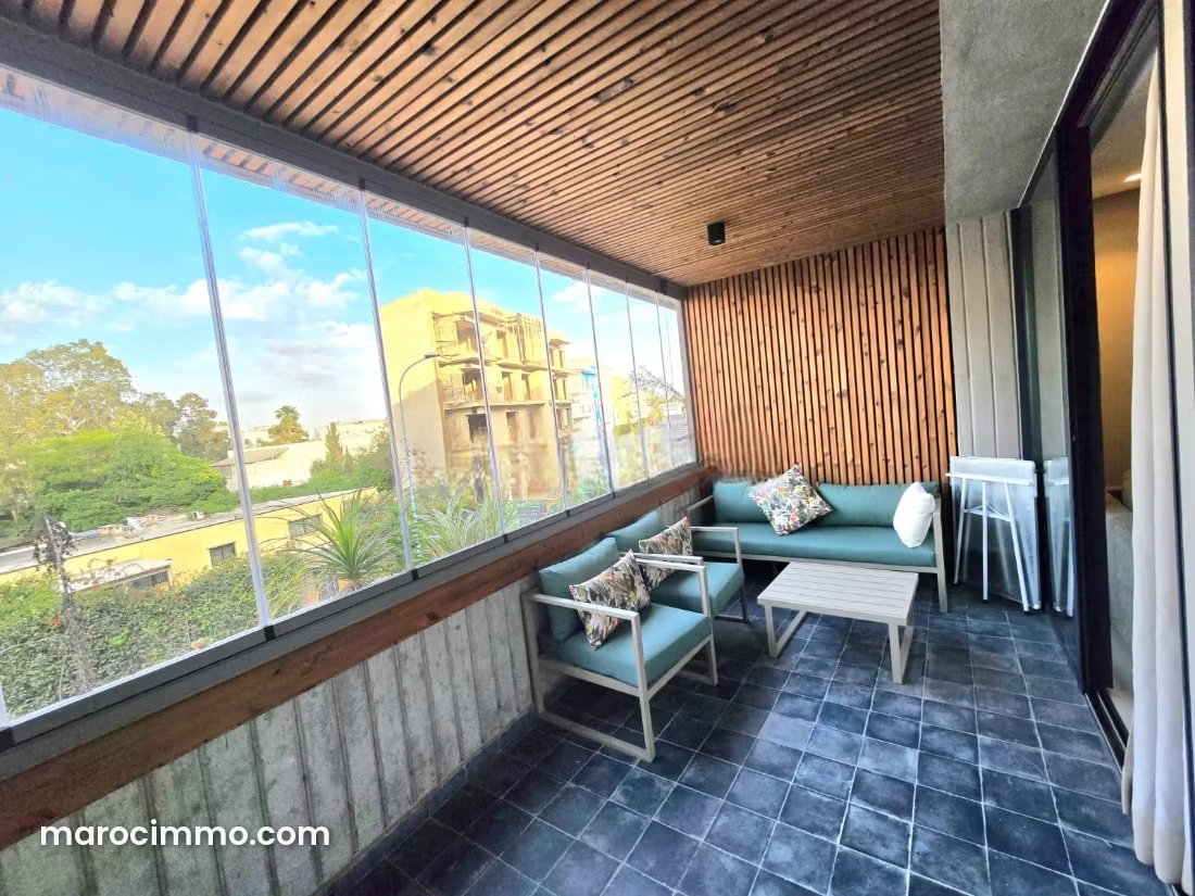 Furnished 60 sqm apartment, 1 bedroom, Riviera, Casablanca — Casablanca