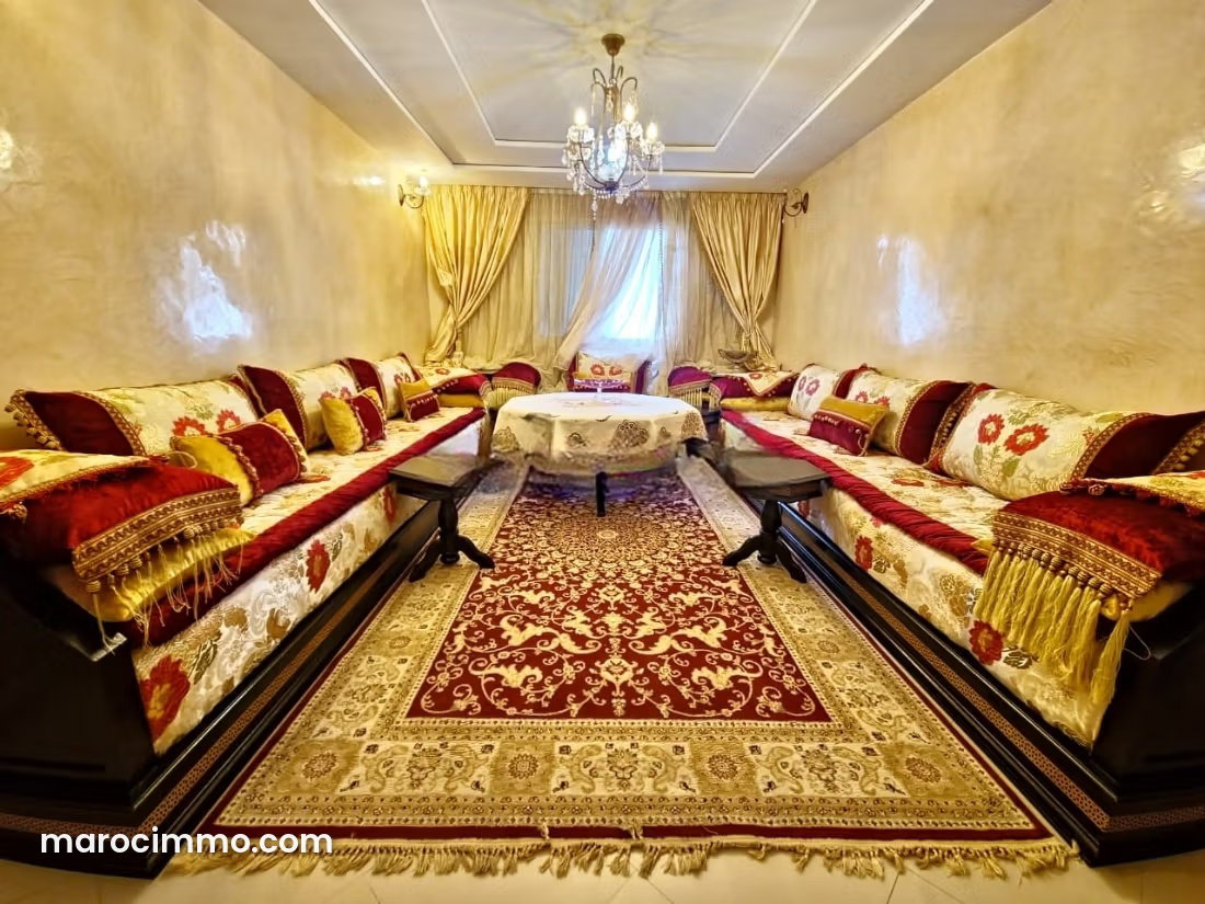 Appartement 2 chambres meublé à louer, El Houda, Agadir — Agadir