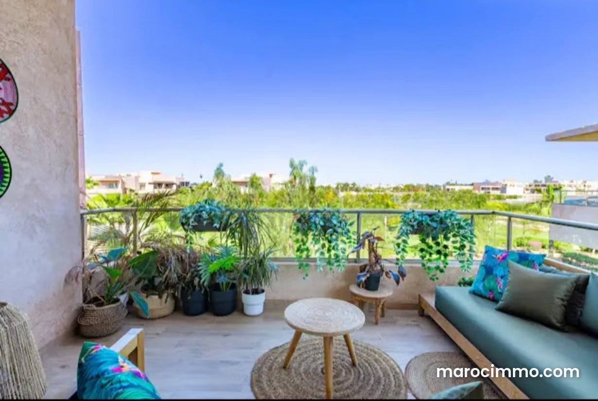 Furnished 100 sqm Apartment with Terrace and Pool, Agdal, Marrakech — Marrakesh