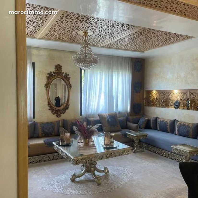 فيلا فاخرة بحديقة داخل المدينة الخضراء بوسكورة — بوسكورة