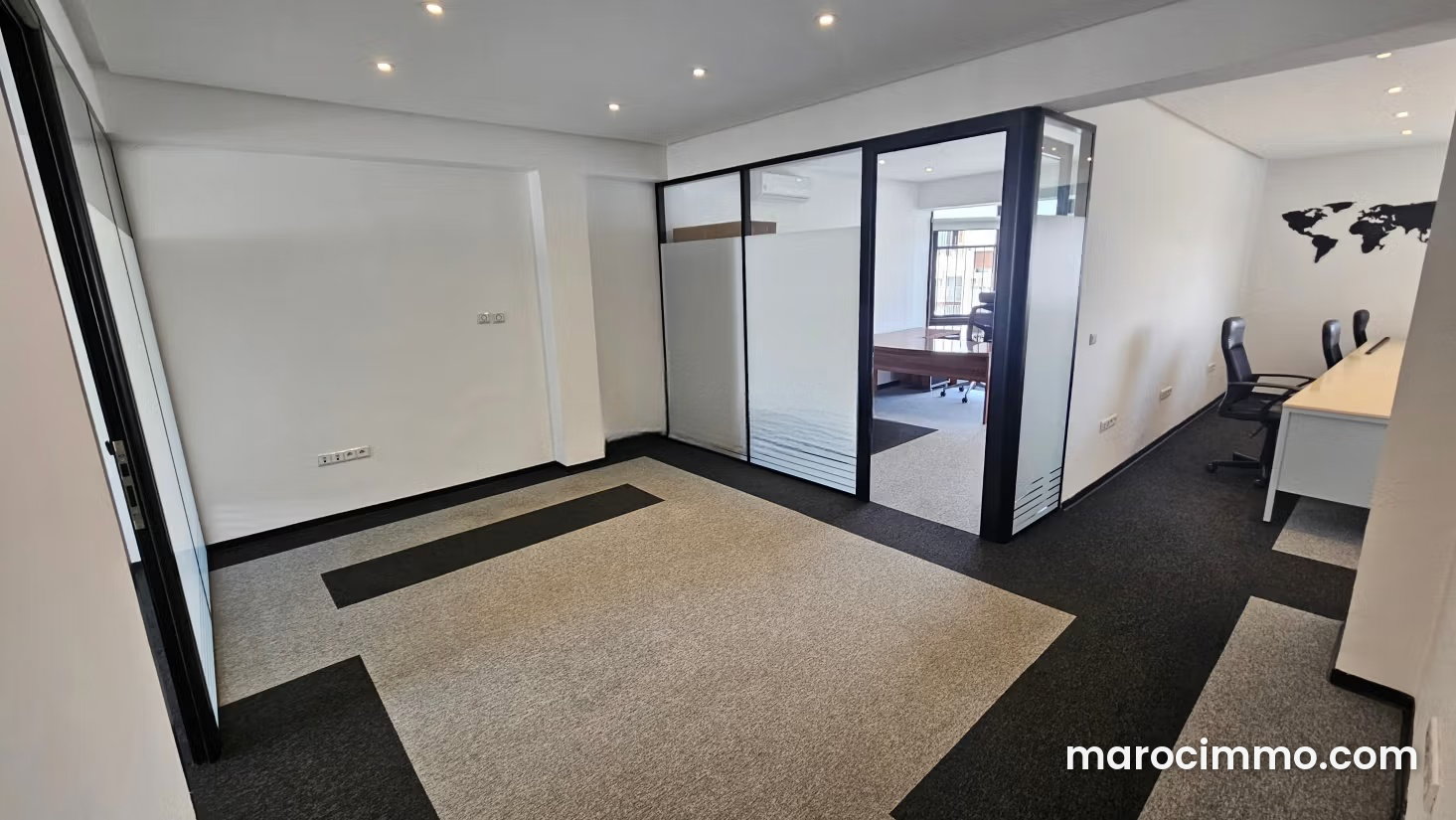 100 m² Office for Rent in Gauthier, Casablanca – 6th Floor — Casablanca