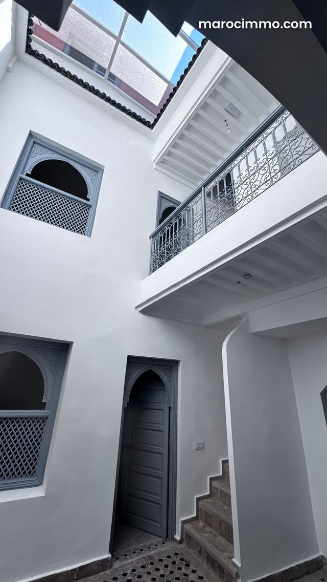 Riad rénové 4 chambres proche Médersa Ben Youssef — Marrakech
