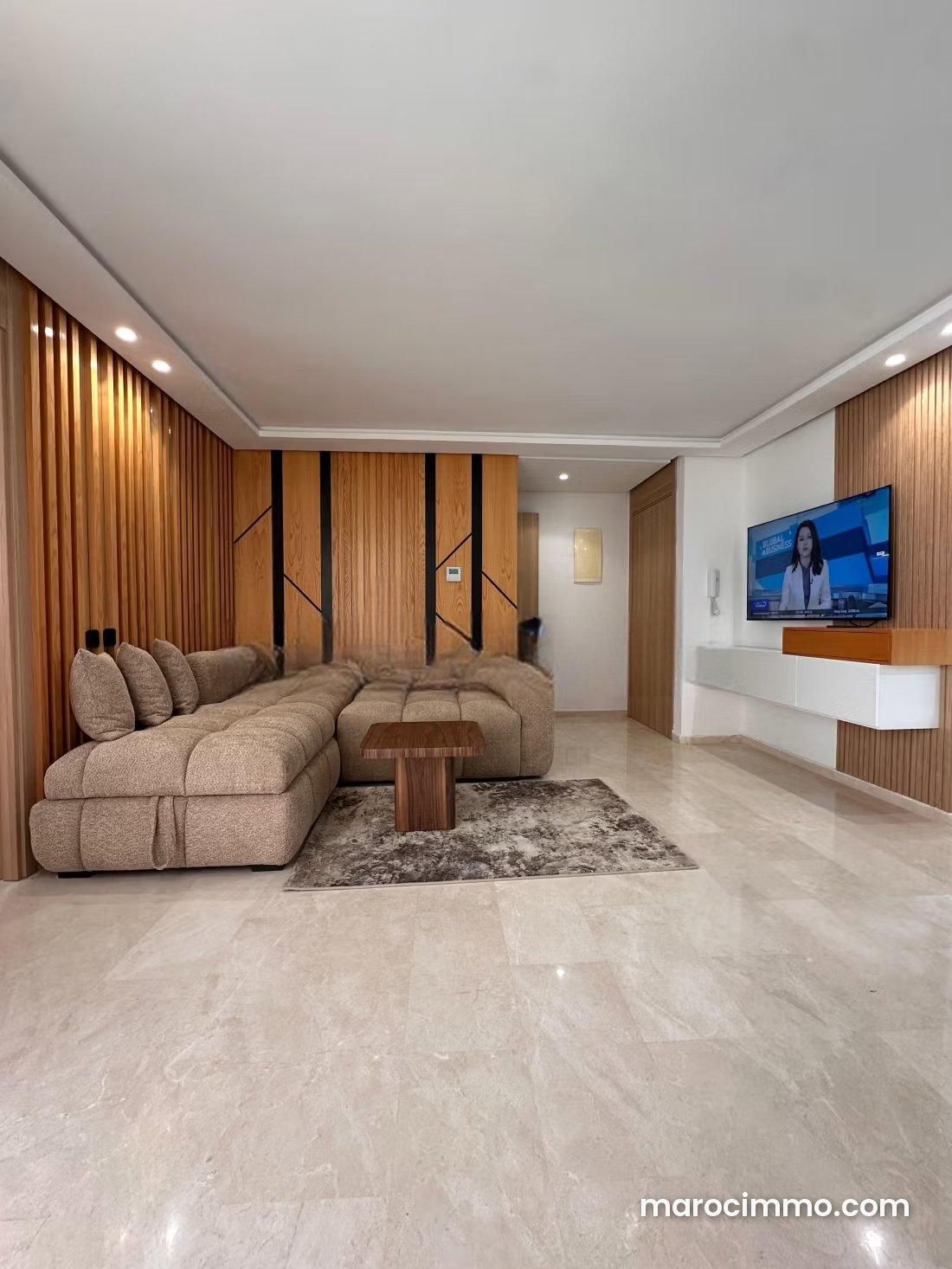 Furnished Apartment with Terrace for Rent in Riyad, Rabat — Rabat