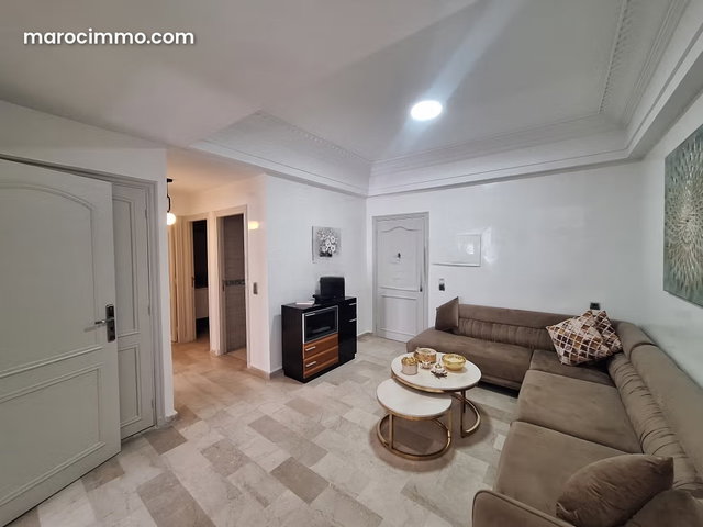 Apartment for rent in Maârif Extension. 2 bedrooms. With garage and elevator — 3