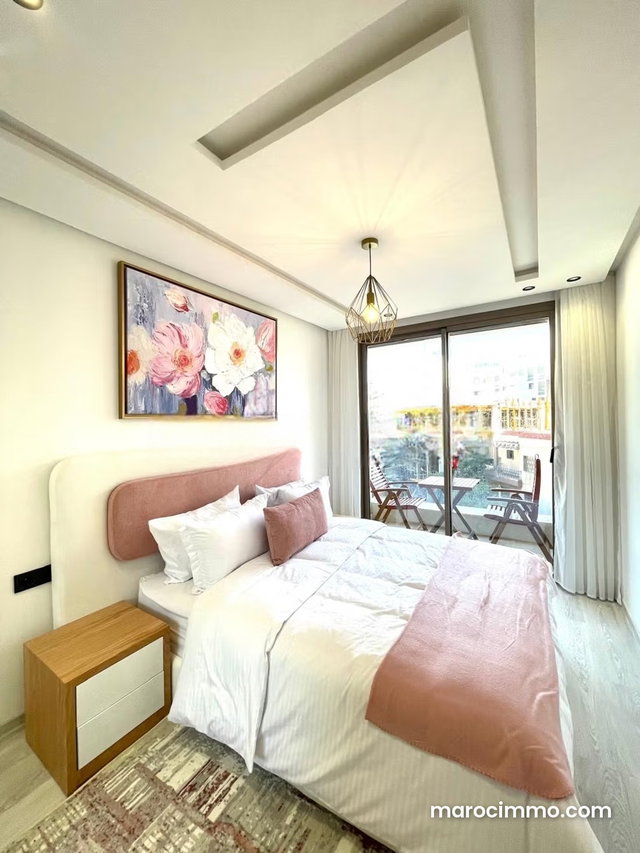 Appartement à vendre à Maârif. 1 chambre. Air conditionné et cheminée — 4