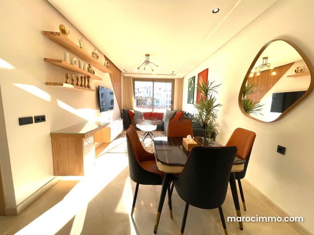 Appartement à vendre à Maârif. 1 chambre. Air conditionné et cheminée — 2