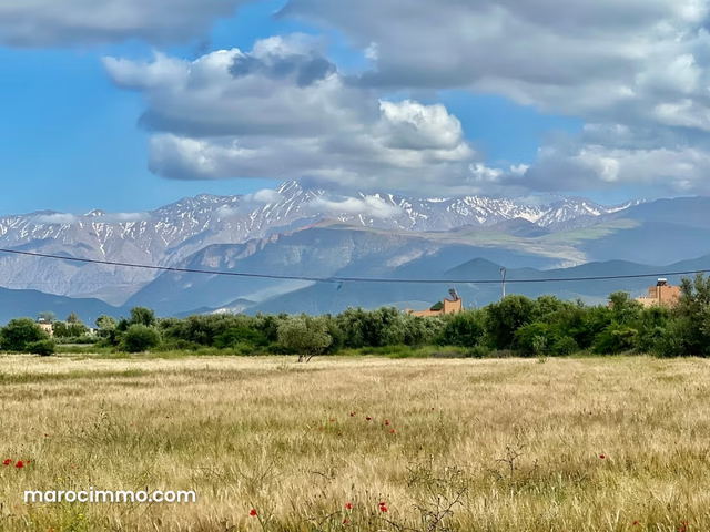 Terrain à vendre à Route de l'Ourika. Superficie 8336 m² — مراكش