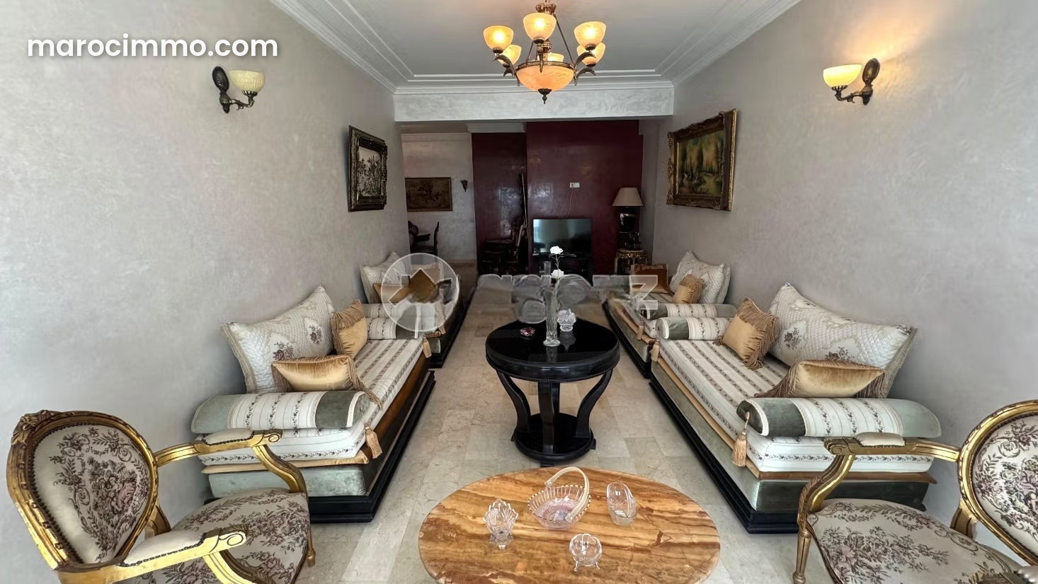 4-Room Apartment with Terrace in Palmier, Casablanca — Casablanca