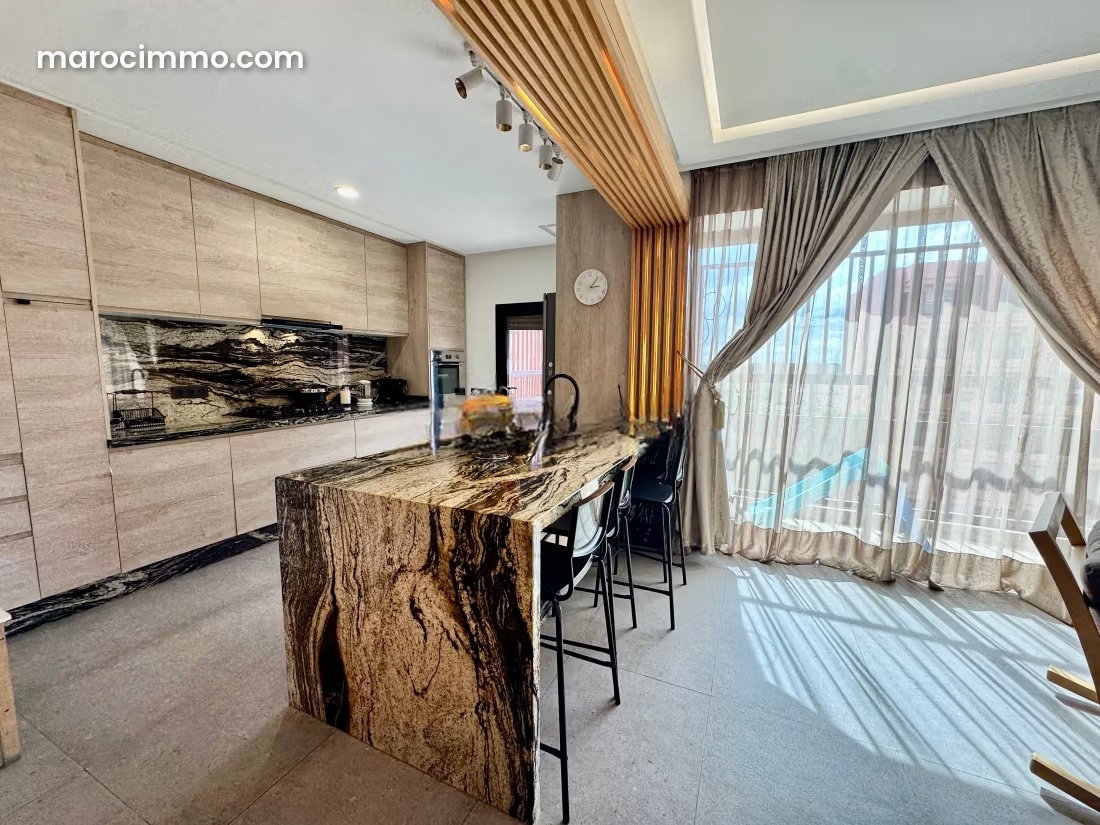 Furnished 118 sqm apartment, Gueliz, Marrakech, designed by Charles Boccara — Marrakesh