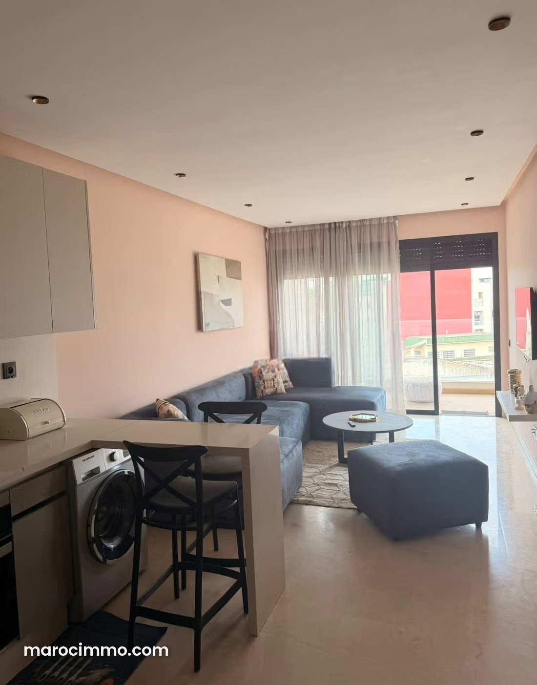 Furnished Apartment with Terrace in Ferme Bretone, Casablanca — Casablanca