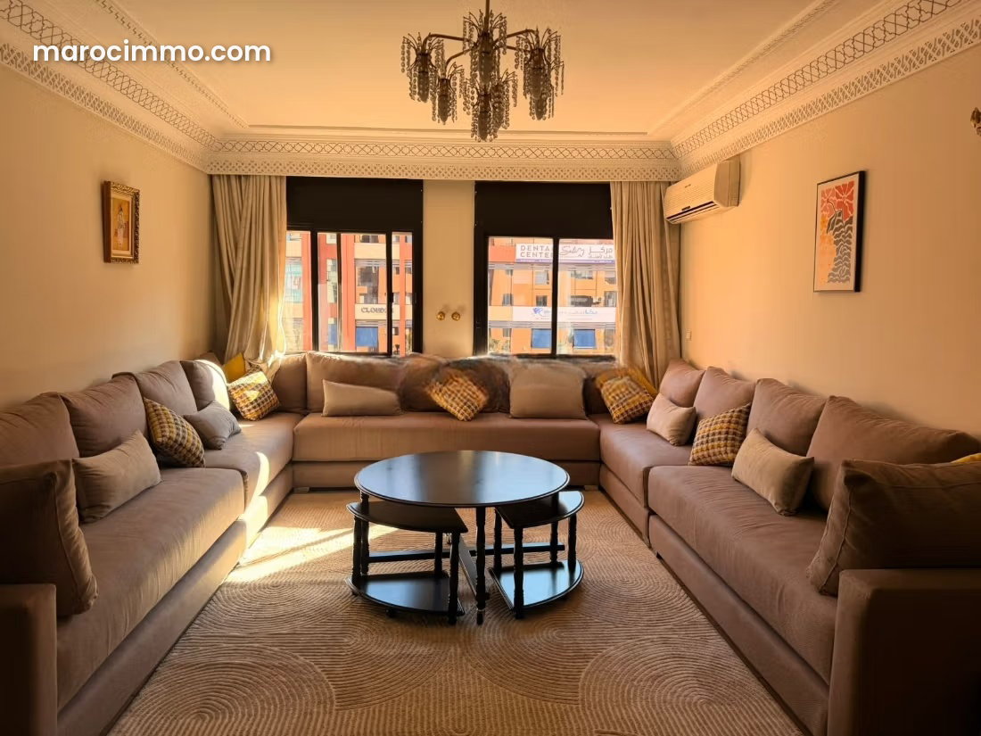 Furnished 110 m² Apartment for Rent in the Heart of Guéliz, Marrakech — Marrakesh