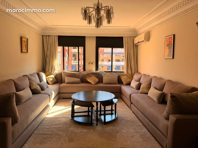 Beautiful Furnished Apartment for Rent in Guéliz — Marrakesh