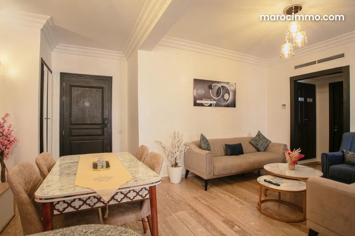 Appartement meublé avec terrasse à louer à Guéliz Marrakech — Marrakech
