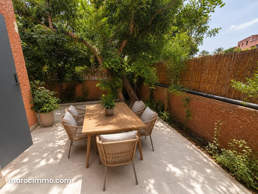 Appartement 247 m² avec jardin et terrasse, Sidi Abbad Marrakech — Marrakech