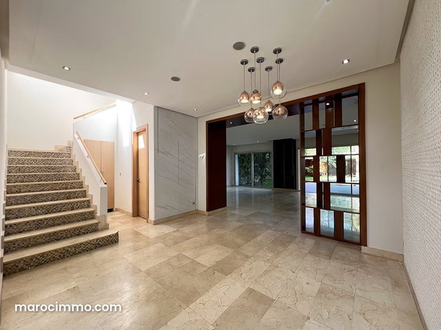 Bouskoura Golf, Casablanca Villa for Rent in a Closed Residence with Golf — 2