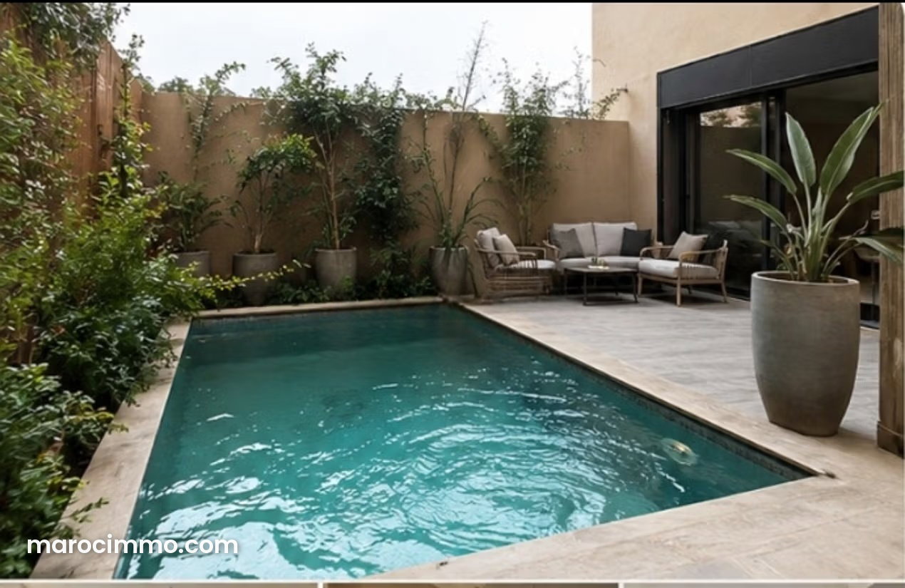 120 sqm Apartment with Private Pool and Garden, Gueliz, Marrakech — Marrakesh