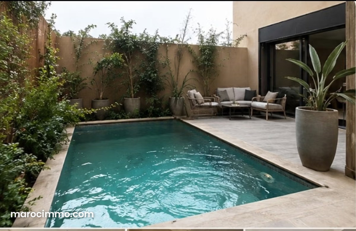 Duplex d’Exception avec Piscine Privée au Cœur de Guéliz – Marrakech