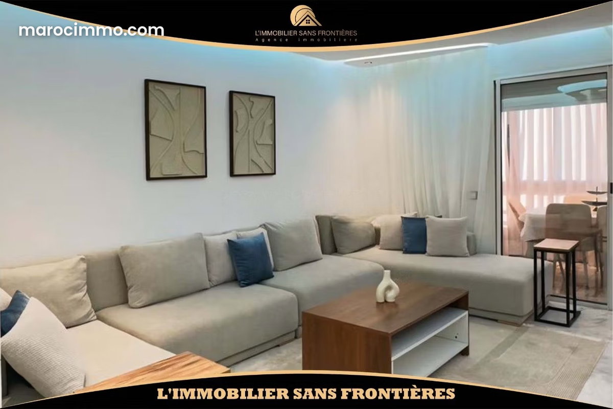 Furnished Apartment for Rent – Shared Pool – Agdal, Marrakech – 95 m²