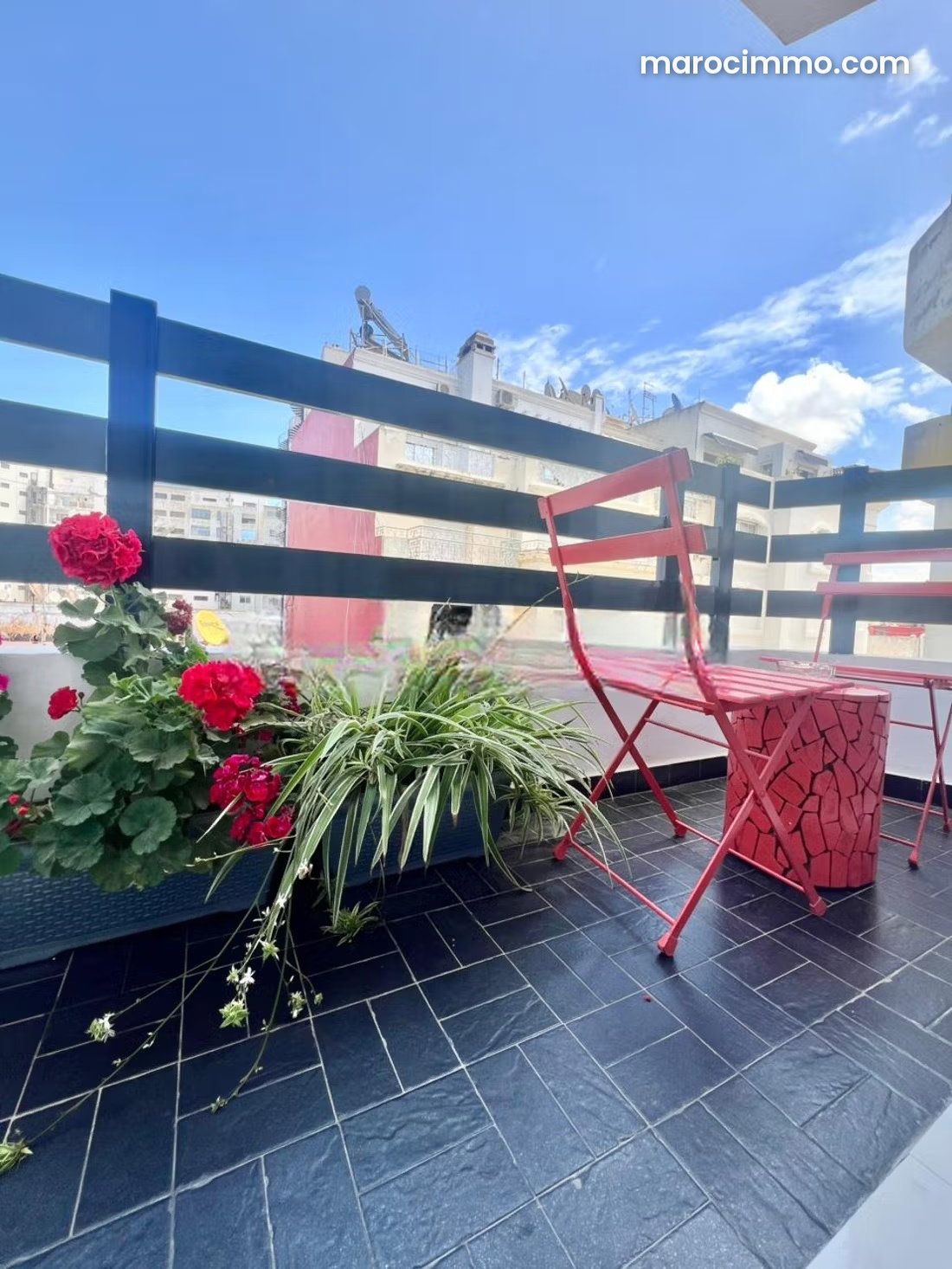 Furnished apartment with terrace in Gauthier, Casablanca — Casablanca