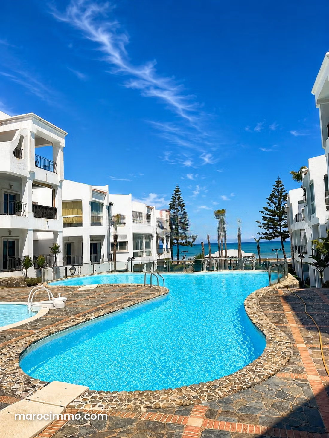 125 sqm Apartment with Sea and Pool Views, Dar Bouazza — Dar Bouazza