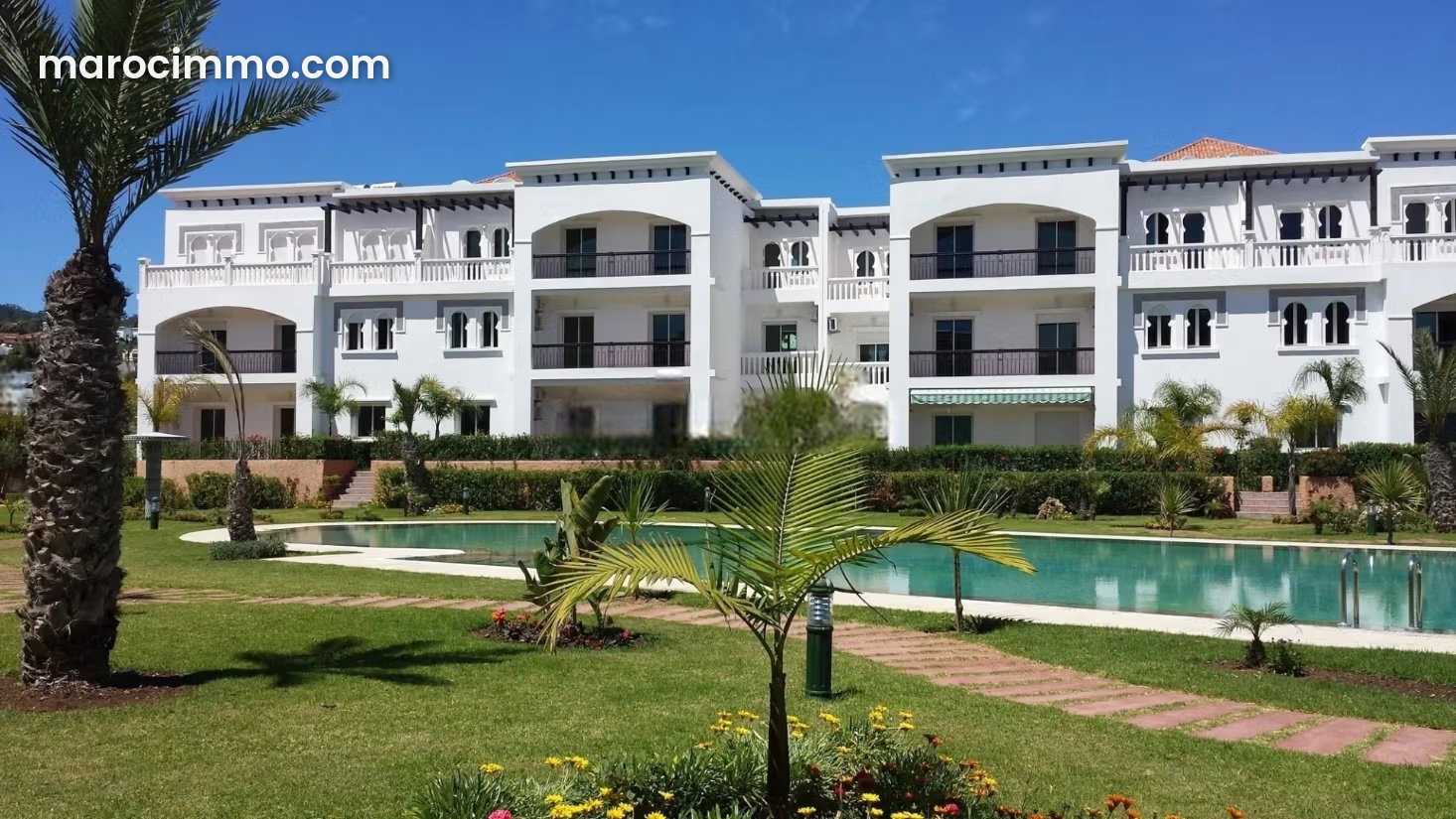190 m² Apartment, 6 Bedrooms with Pool and Garden, Rmilat, Tangier — Tangier