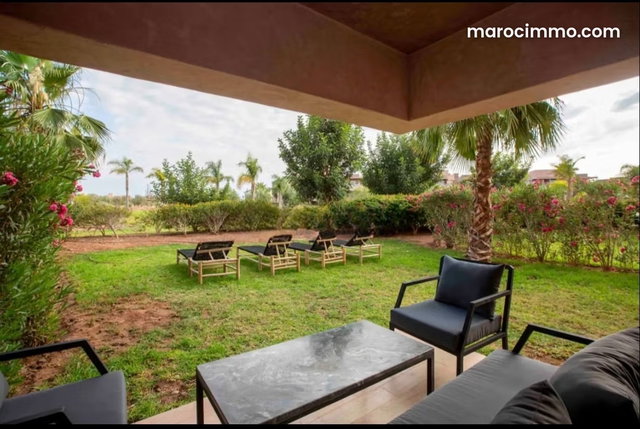 Vendre – superbe appartement en rez de chaussée à prestigia opale – marrakech — 3