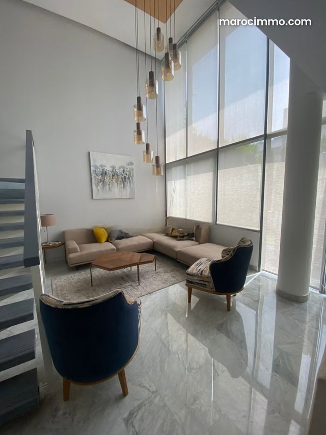 Duplex magnifique à louer à bouskoura villle verte — 2