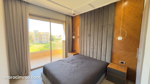 Appartement 3 chambre vente à vendre meublé argan golf chrifia Marrakech piscine — 5