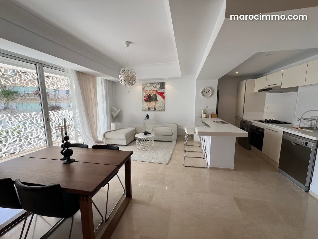 Appartement meublé 64 m², Casablanca Finance City, luxe et services — Casablanca