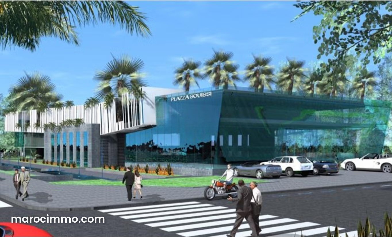 9,098 sqm Commercial Land Plot with Dual Frontage on Avenue des Princesses, Souissi, Rabat — Rabat