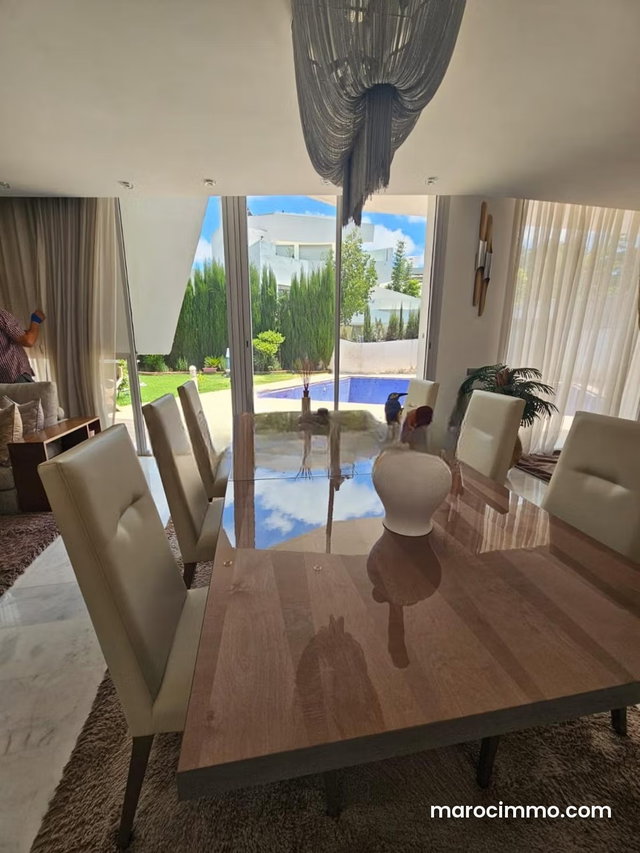 Villa meublée magnifique à louer à Bouskoura Prestigia — 4