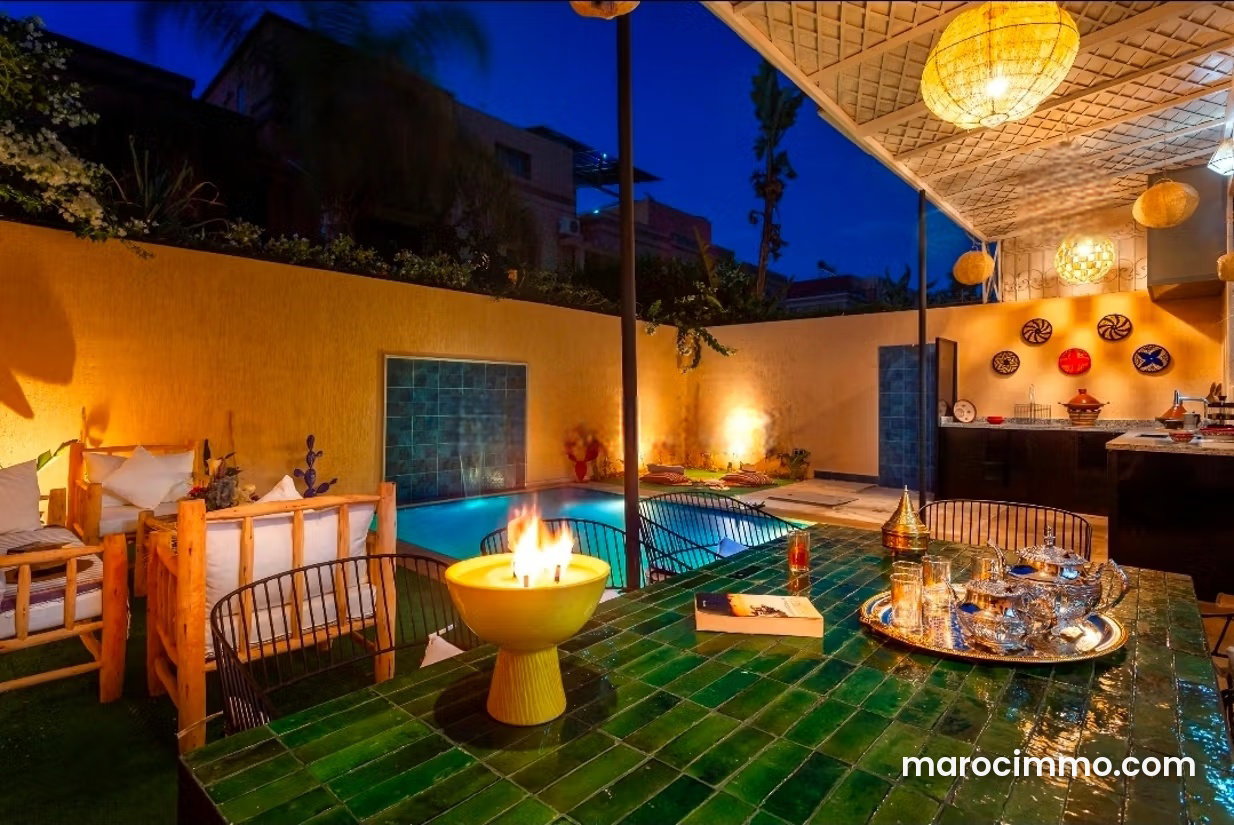 5-Bedroom Villa with Pool and Mountain Views, Hay Targa, Marrakech — Marrakesh