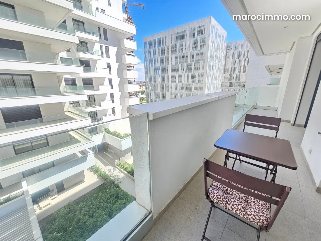 شقة مفروشة عصرية للكراء في Casablanca Finance City — الدار البيضاء