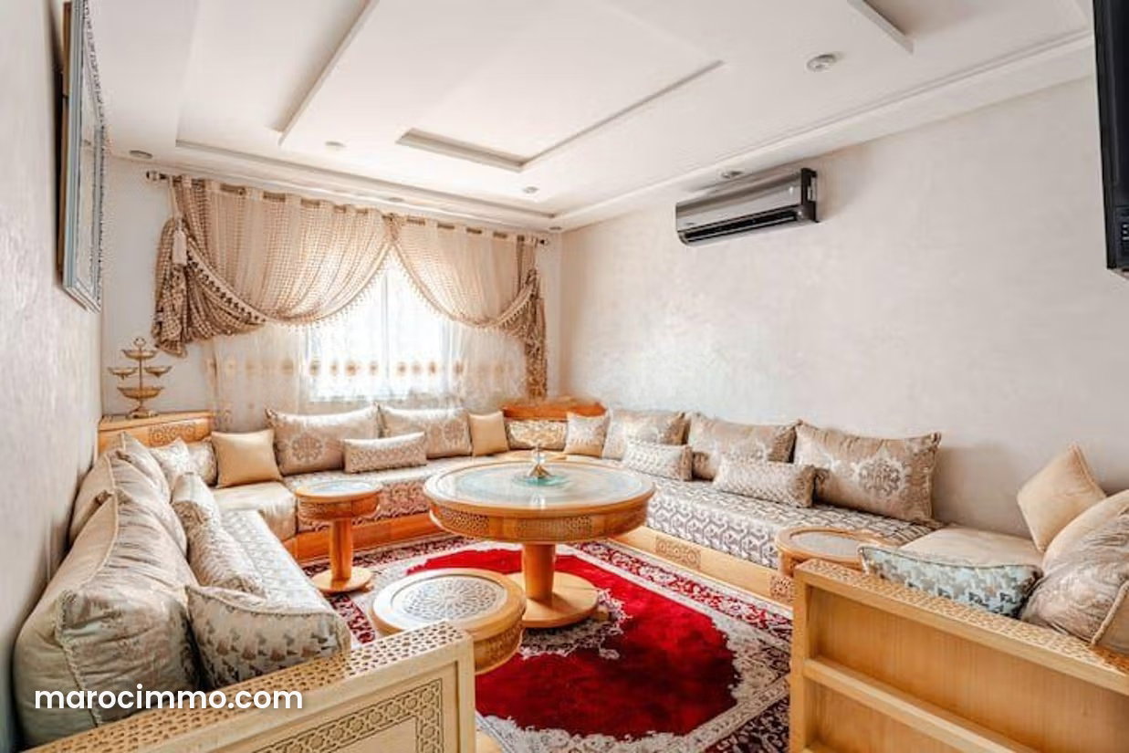 Furnished 80 m² apartment for rent in Ain Mezouar, Marrakech — Marrakesh