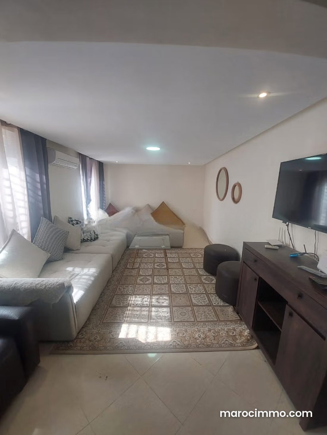 شقة مفروشة مع حديقة للكراء بحي كاليفورنيا بطنجة — طنجة