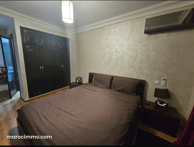 Find an apartment for rent in Guéliz. Large 85 m² space. Cave — 2