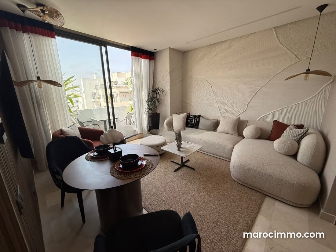 60 m² Furnished Apartment, Les Princesses, Casablanca — Casablanca