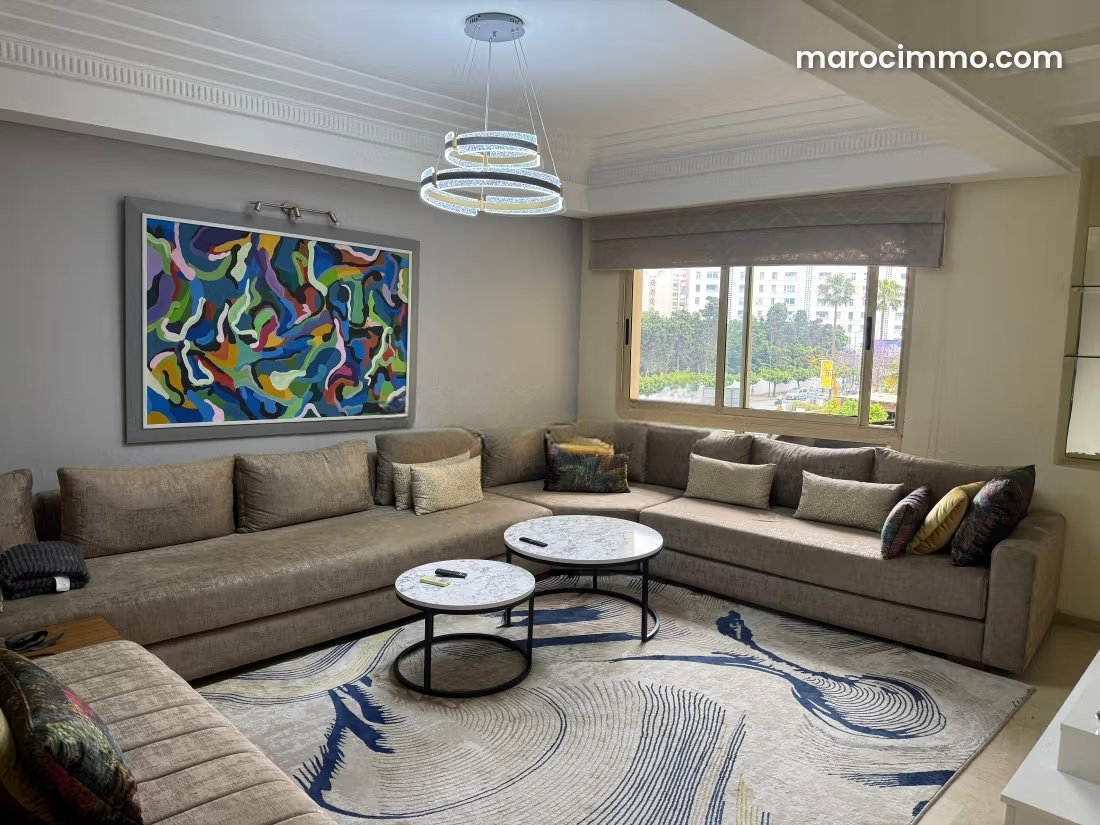 Two-Bedroom Apartment for Rent in Anfa, Casablanca — Casablanca