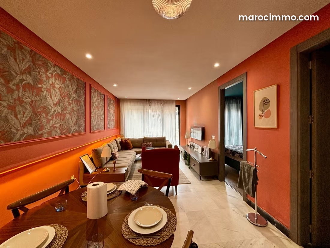 One-Bedroom Apartment in Racine, Casablanca, West-Facing — Casablanca