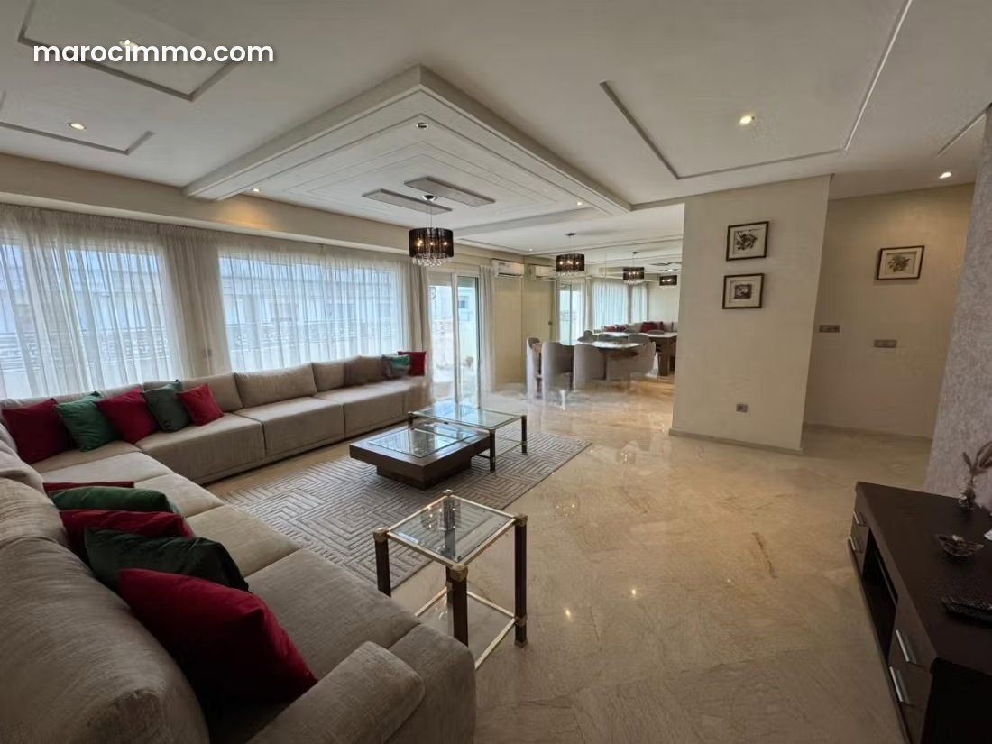 Superbe Appartement Meublé Avec Terrasse NEJMA