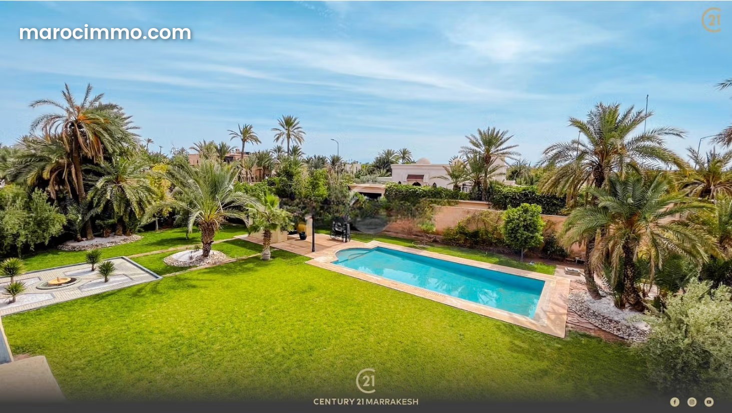5-bedroom villa with swimming pool, Palmeraie, Marrakech, for sale — Marrakesh